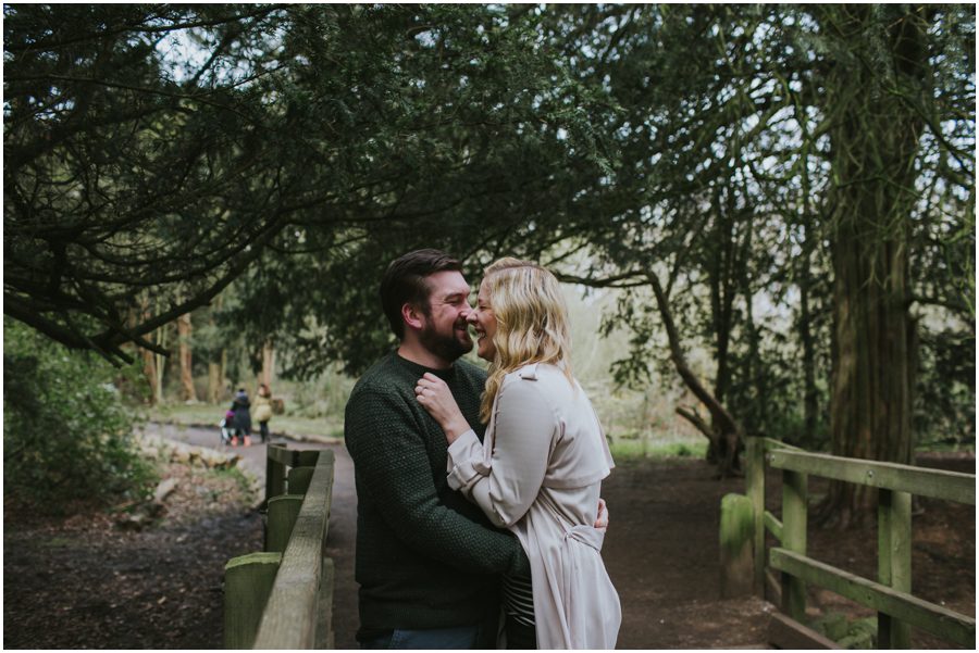 Engagement shoot at Elvaston Castle