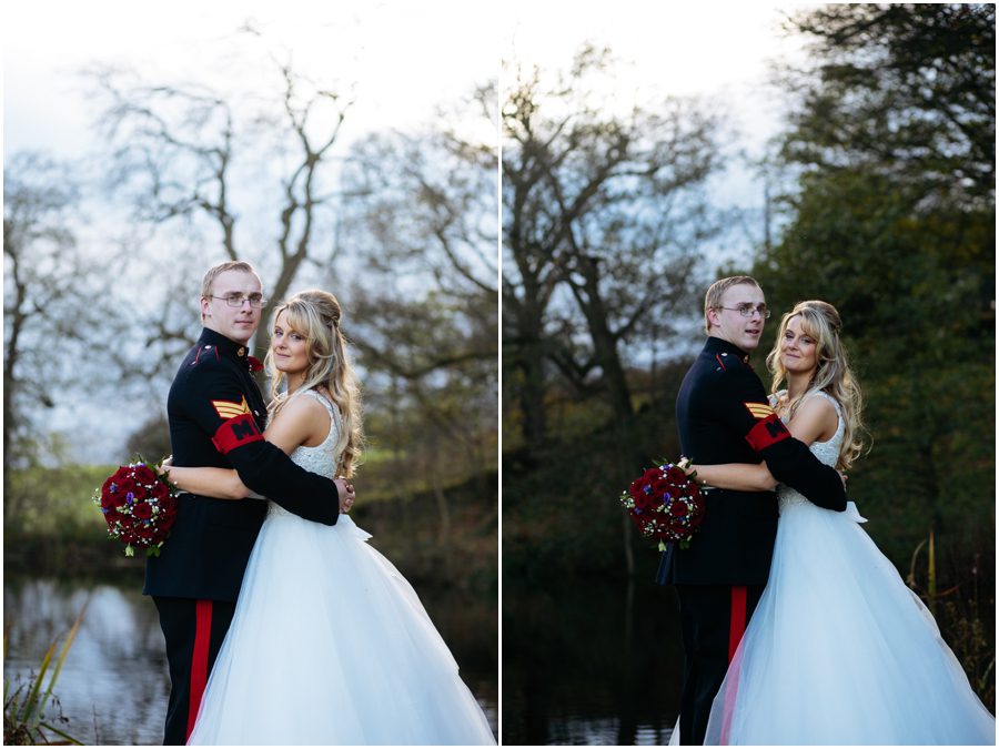 Winter Wedding at The Ashes wedding venue in Staffordshire