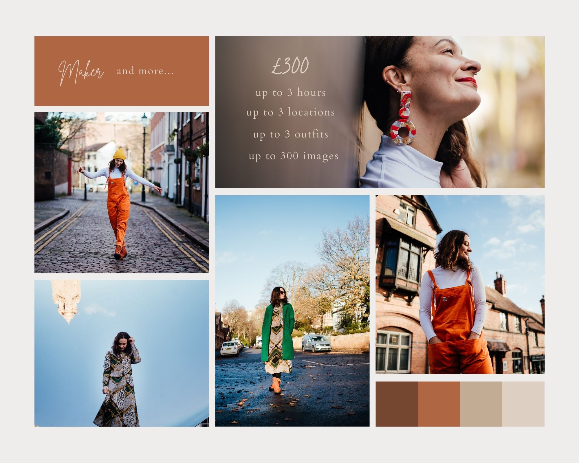 Creative personal branding photography in Nottingham