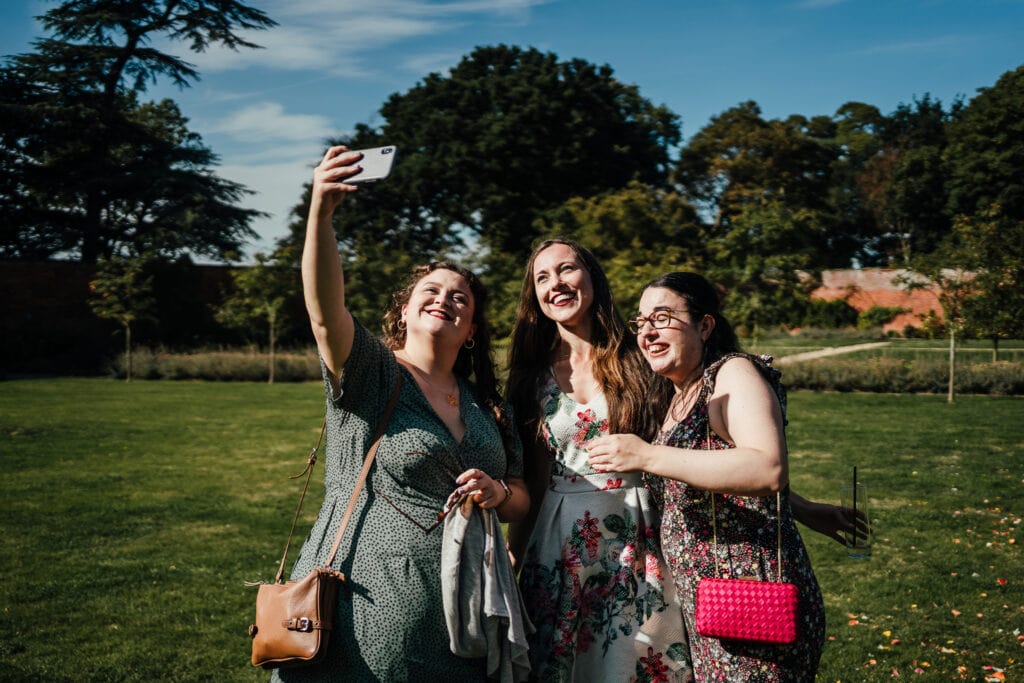Guests take a selfie