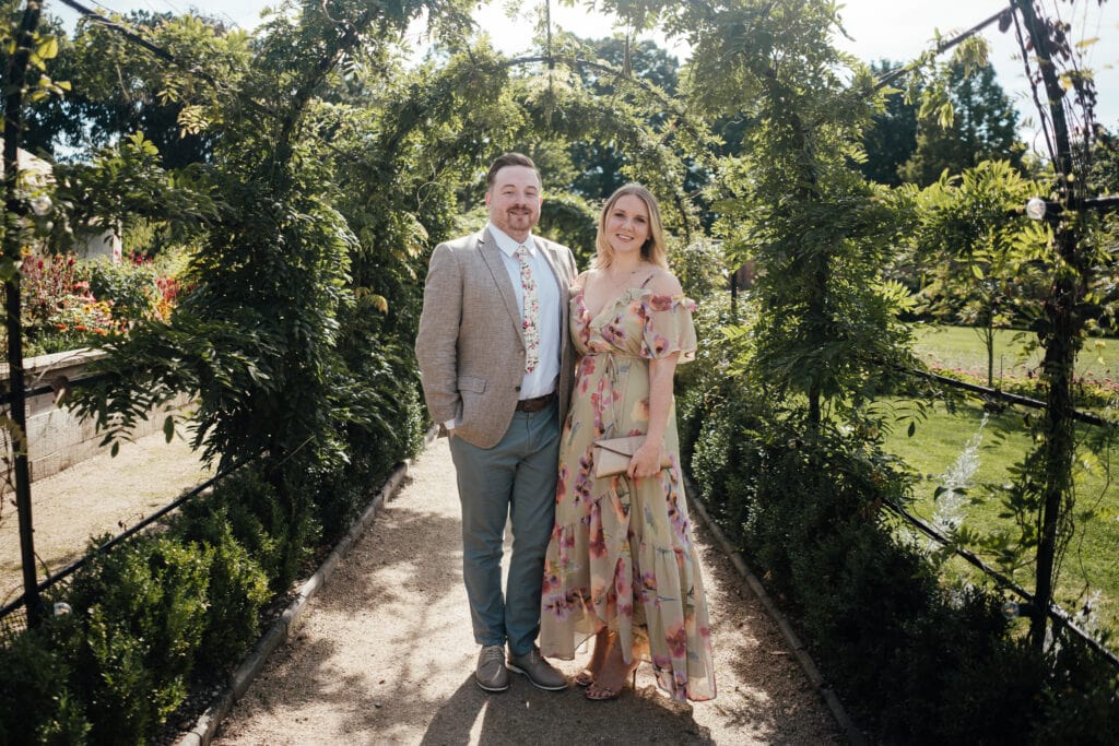 Guests posing